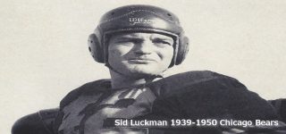 Sid Luckman, Chicago Bears Quarterback 1939 to 1950